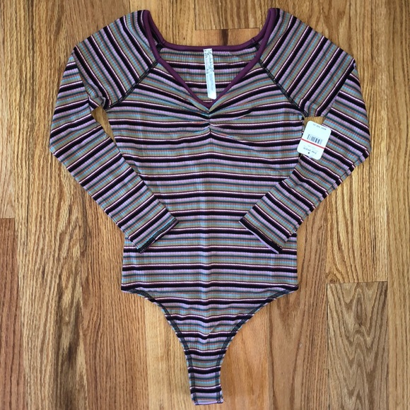 NWT Free People Thong Bodysuit Sized 0-2 - Picture 2 of 7